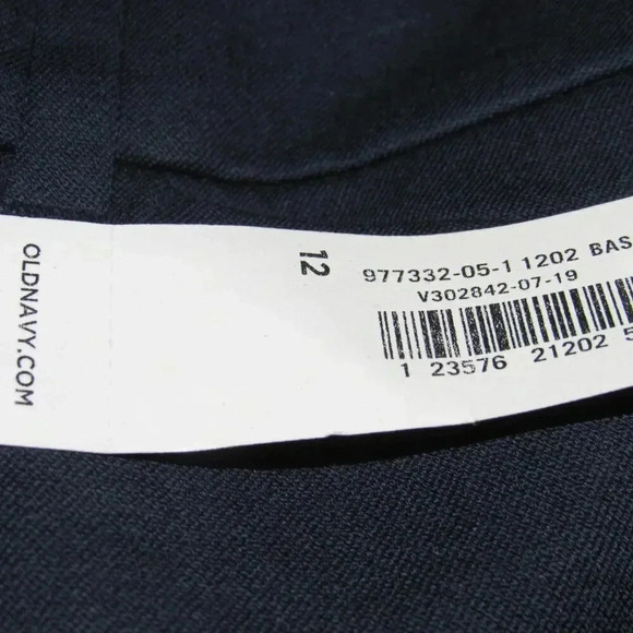 OLD NAVY Pixie Never Fade Navy Blue Pants Size 12 - Picture 4 of 4